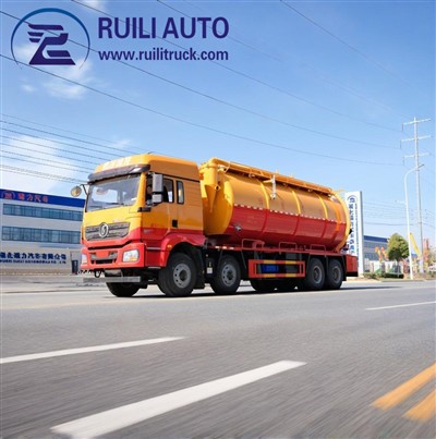 Shacman 20-30CBM Cleaning Sewage Suction Truck For Peru Market