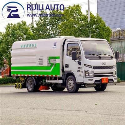 Factory Price 4X2 Drive 4.5CBM Electric New Energy Cleaning Sweeping Truck For Sale